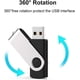thumbnail image 2 of Unidad flash USB JUANWE de 4 GB x 10 paquetes con carcasa giratoria de 360°, 2 of 7