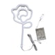 thumbnail image 3 of Lámpara Colgante De Luz De Neón Floral Mesa LED Rosa Letrero De Neón Para Cafetería Bar Dormitorio Púrpura, 3 of 5