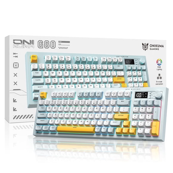 Teclado ONIKUMA GAMING 94 teclas RGB inalámbrico BT/2.4G