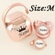 thumbnail image 1 of Baby Personalized Pacifier With Name, Pacifier Box Set, Customized Pacifier +Pacifier Clip+ Storage Box For 0-18 Months, 1 of 5