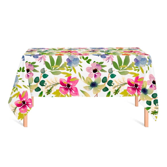 Mantel anti manchas flores