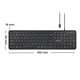 thumbnail image 2 of Teclado Perixx PERIBOARD-210C USB‑C Negro US, 2 of 8