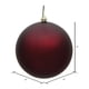 thumbnail image 2 of Bola Mate 6 De Ornament Color Burdeos De Plástico Irrompible, 2 of 4