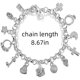 thumbnail image 3 of Pulsera de Plata 925 con Dijes para Mujer Estilo Eslabón, 3 of 3