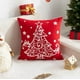 thumbnail image 1 of Pack de 4 Fundas De Cojín De Navidad De 45x45 Cm Con Bordado J2, 1 of 3