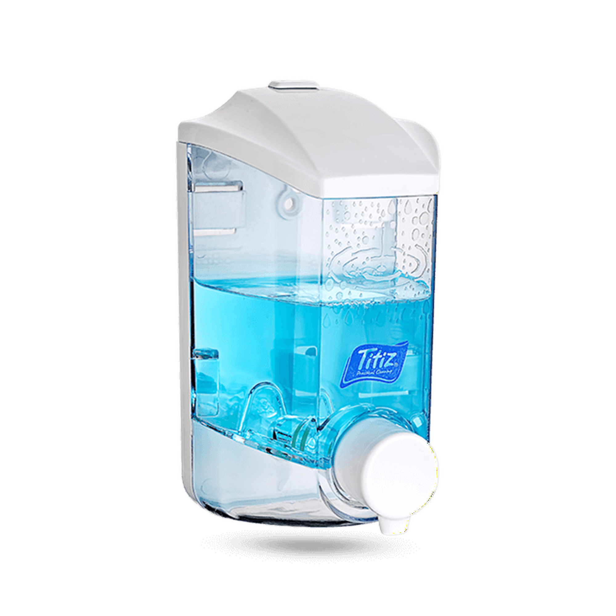 Dispensador De Jabón Líquido Tapa Blanca 1 Lt Tp-293 Titiz