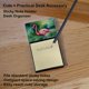 thumbnail image 2 of Soporte para notas adhesivas Caroline's Treasures Flamingo, recargable, 2 of 7