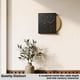 thumbnail image 2 of Reloj de pared Driini negro y dorado 35 × 30 × 4 cm (batería), 2 of 6