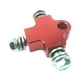 thumbnail image 2 of Juego De Conversión De Tubo De Manguera De Aceite De Freno, Conector De Tres Vías, Disco Doble Delantero, Rojo, 2 of 5