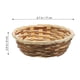 thumbnail image 3 of Pack 6 Cesta Panera Tejida Cesta De Pan Pascuas 17x6cm, 3 of 3
