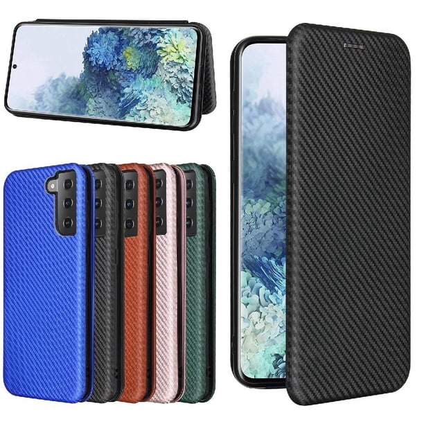 Funda Flip para FOXDOCK Samsung Galaxy S21 Plus - Funda magnética de negocios, funda protectora delgada