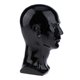 thumbnail image 1 of Cabeza De Maniquí Masculino Con Gafas Y Gorras, Expositor De Joyas, Modelo Negro Brillante, 1 of 5