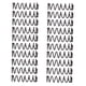 thumbnail image 4 of Resortes de montaje humbucker de 20 piezas para guitarra eléctrica bajo negro, 4 of 4