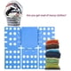 thumbnail image 3 of Tabla para doblar ropa, 56 x 68 cm, para camisetas, vestidos, pantalones y toallas (azul), 3 of 5
