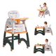 thumbnail image 3 of Silla comer multifuncional con ruedas Voyage color naranja, 3 of 3