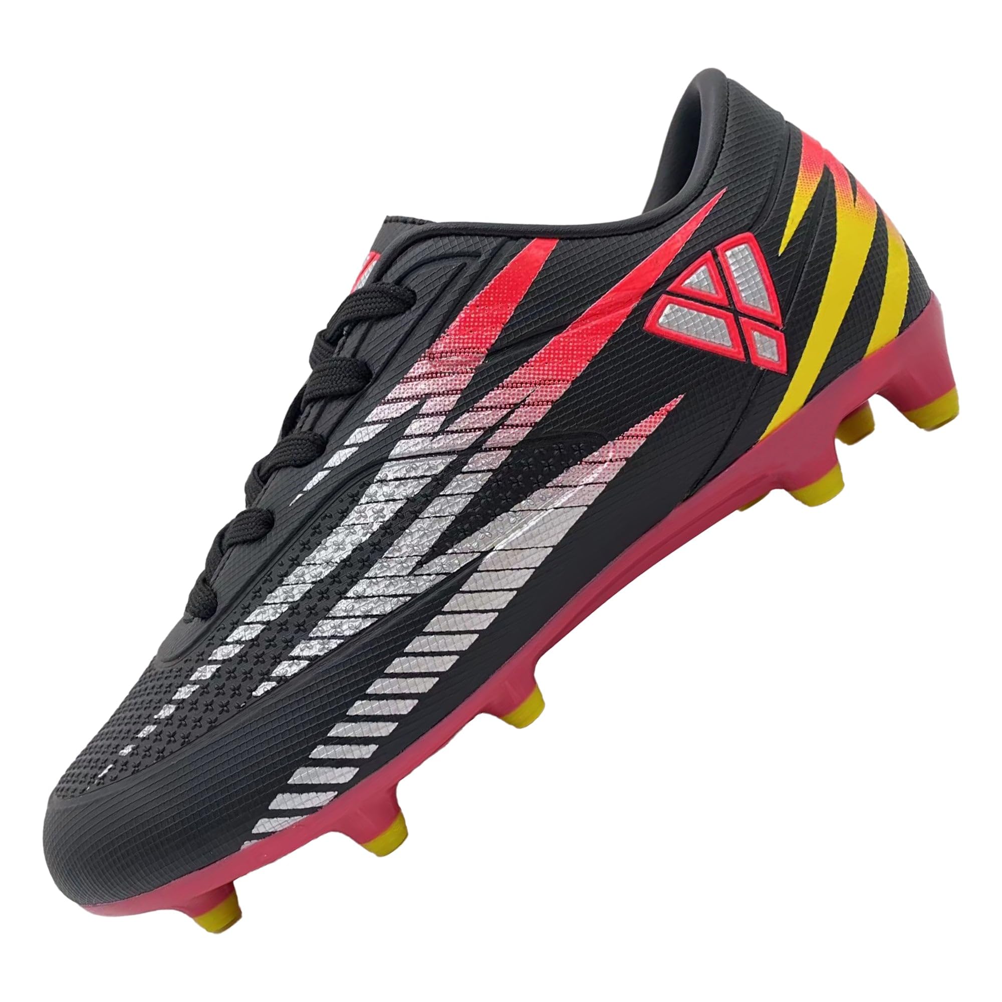 Botines De Fútbol Vizari Bodega Firm Ground Para Jóvenes, Talla 12,5, Negro/Rosa