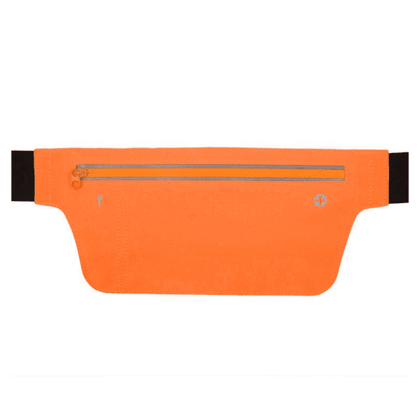 Riñonera ultrafina impermeable para correr, reflectante, para entrenamiento deportivo en interiores y exteriores.