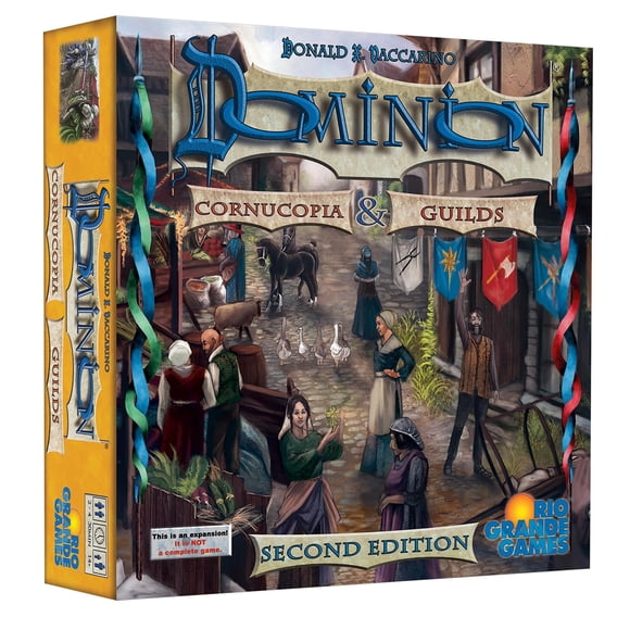 Juego de cartas Rio Grande Games Dominion Expansion Cornucopia & Guilds