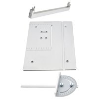 Ioensy - Panel De De Mesa Pedal De Mesa De Circular Para Máquina De Carpintería Plata