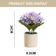 thumbnail image 2 of Bonsái de hortensia artificial, flor de seda, planta verde artificial para decoración de interiores, planta en maceta., 2 of 5