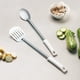 thumbnail image 2 of Cuchara Solida Acero Inox 43Cm Mango Blanco, 2 of 3