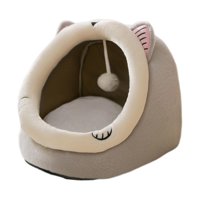 Magideal - Cama De Cueva Portátil Para , Almohadilla Para Perrera, Juguetes De Peluche, Parte Inferior Antideslizante, Suministros Para Mascotas, , Osa, S Llevar