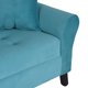 thumbnail image 4 of Living Lua Sofa 3 Cuerpos + 2 Poltronas Felpa Turquesa, 4 of 6