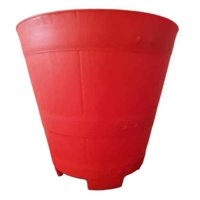 Genérico - Pack De 2 Maceteros Barril Vivero Florero De Plantas Matero 23Cm
