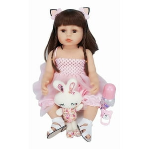 Center Web - Muñeca Reborn Bebé Realista De Silicona 55Cm