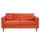 thumbnail image 1 of Sofa New Retro 3C Felpa 04 Naranja, 1 of 6
