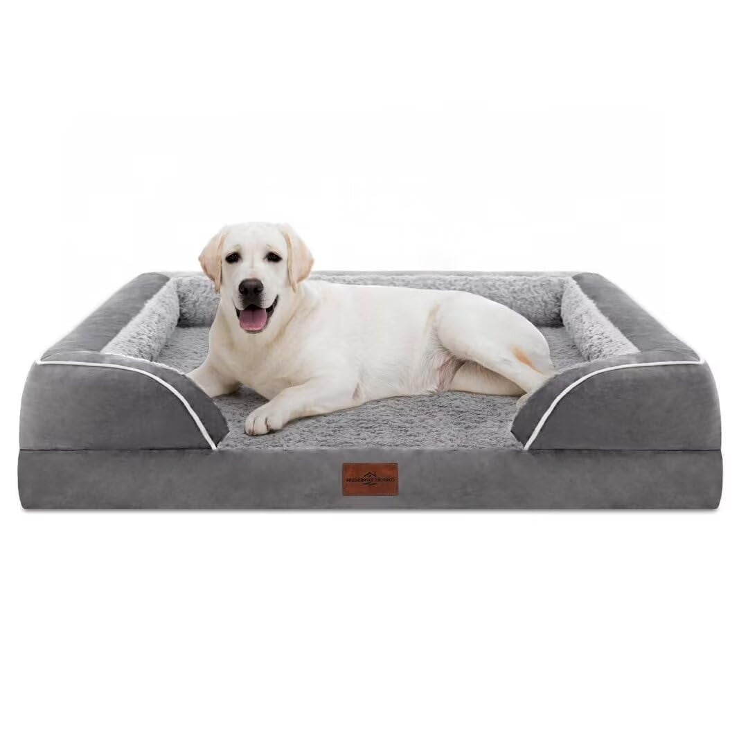 Cama Para Perros Comfort Expression Jumbo, Impermeable, Ortopédica, Gris
