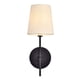 thumbnail image 1 of Aplique de Pared Elegant Lighting Mel 38 cm Metal Negro 110V, 1 of 9