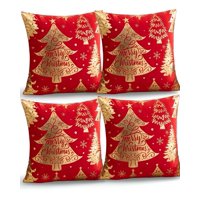 Genérico - Set De 4 Fundas De Cojin Para Navidad M16
