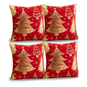 Genérico - Set De 4 Fundas De Cojin Para Navidad M16