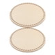 thumbnail image 4 of Fondos de cesta de madera para tejer, Base de cesta de redonda moldeador de Base de fondo de madera en blanco para manualidades de tejido de, 4 of 5