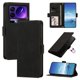 thumbnail image 1 of Funda Billetera Delgada para Xiaomi 17 Pro con Ranuras y Soporte Negro, 1 of 6