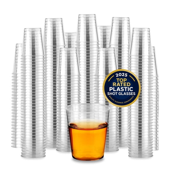Vasos de Shot Stock Your Home Plástico Transparente 1.5 oz 2000 unidades