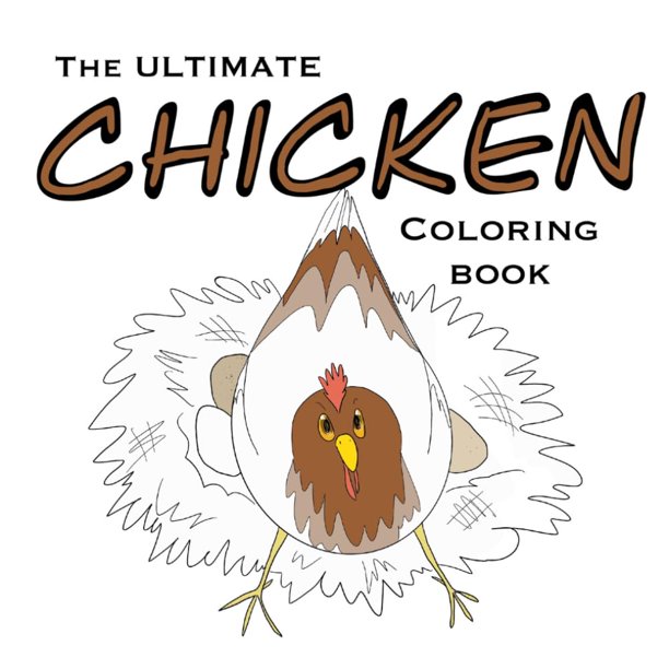 Libro para colorear de gallinas publicado de forma independiente: La gallina definitiva