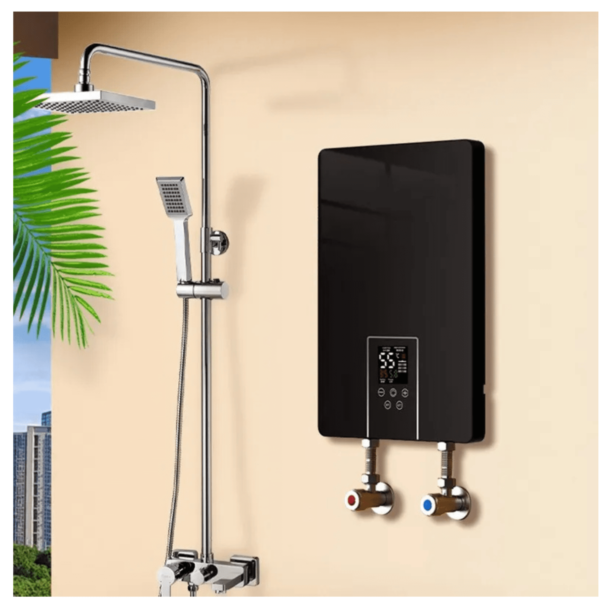 Genérico - Calentador De Agua Eléctrico Instantáneo 7000w