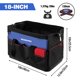 thumbnail image 2 of Bolsa de herramientas WORKPRO impermeable de 18 pulgadas con 20 bolsillos y correa, 2 of 9