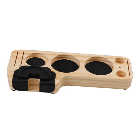 Bothyi - Soporte De Estación De Manipulación De Café 51/53/58Mm/54Mm Para Barra De Trabajo, Máquina De Espresso, Madera De Pino