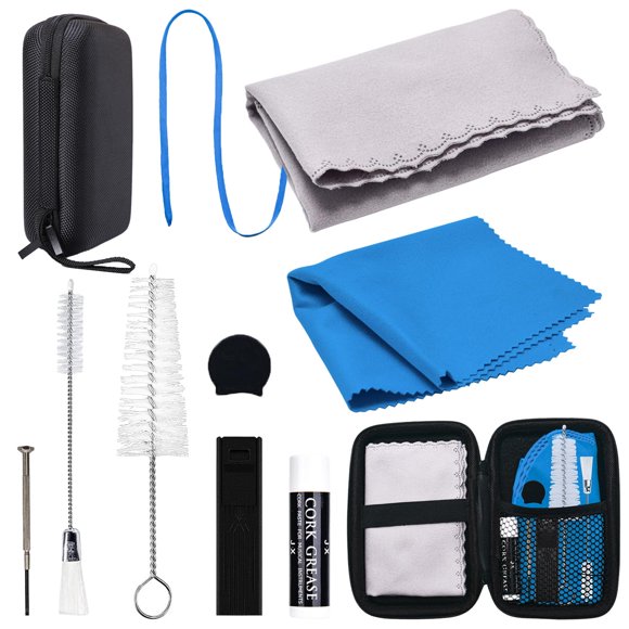 Kit de limpieza SKYNEO para clarinete y saxofón con funda Wind Woodwind
