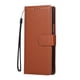 thumbnail image 4 of Funda Cartera para Samsung Galaxy Z Fold7 con Tarjetero, Soporte y Cordón - Protección Marrón, 4 of 5
