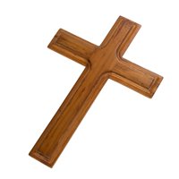 Bothyi - Jesucristo Católico Hecho A Mano Para El Ornamento De Madera Colgante De La Oficina Del Dormitorio