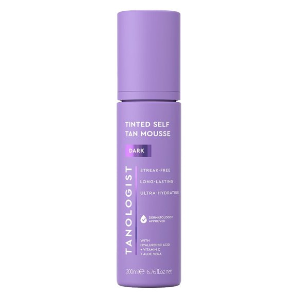Tanologist Dark Self Tan Mousse, Natural Glow, 6.76 Fl Oz