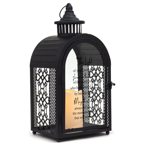 Farol con forma de vela Elanze Designs Light of Your Mother (metal, 40 cm)