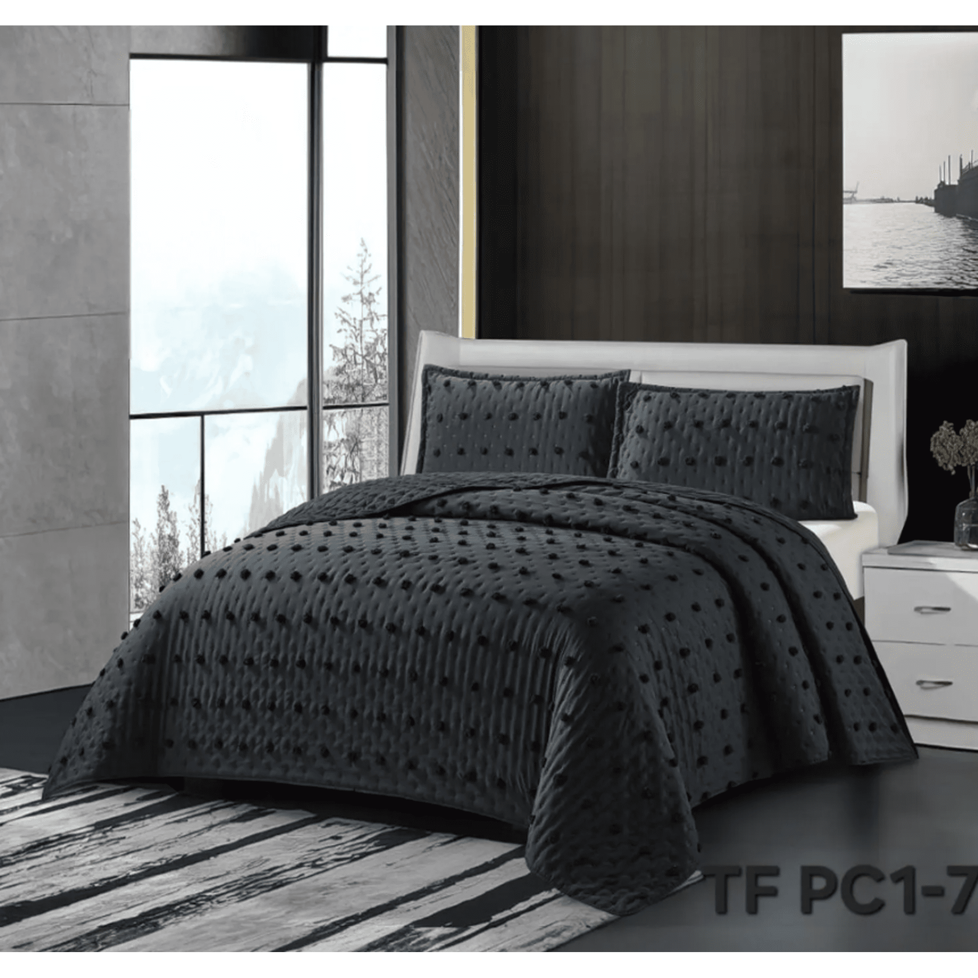 Angeles Del Hogar - Cubrecama De Verano Plaza Y Media Semi Acolchado Diseño Puntos