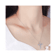 thumbnail image 3 of Collar de Acero Con Colgante de Cruz y Circones, 3 of 4