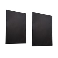 Magideal - Tablero Enmarcado Estirado, Lienzo Negro, Paneles De Lona, Lienzo De Pintura, Marco De Madera, Para Manualidades De Pinturas De Acuarela, 2 Uds. 30X40Cm