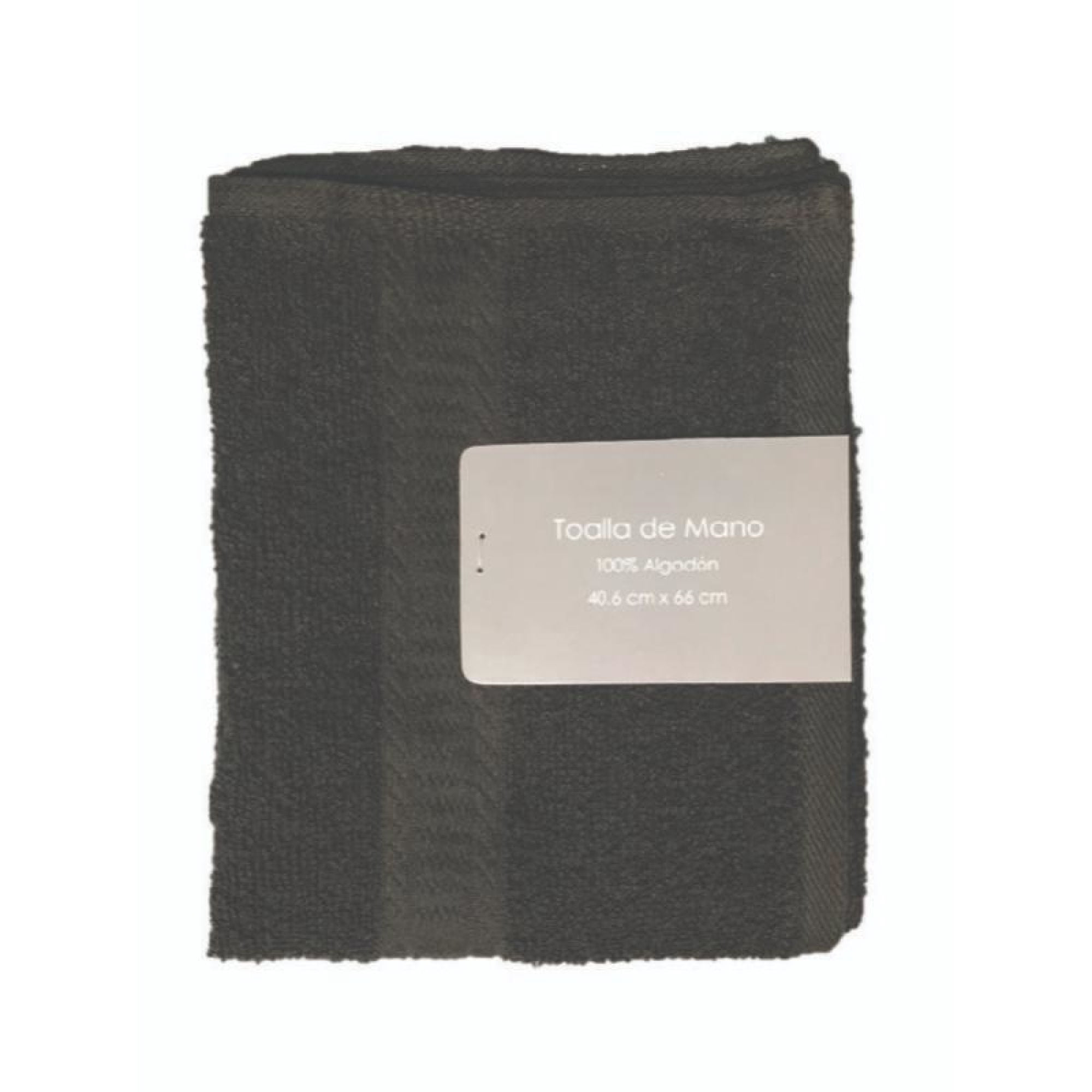 Toalla De Mano Negro 50x80 Cm 100% Algodón Grey Label